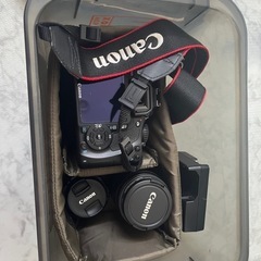 Canon ダブルズームキットX4 レンズ、SDセット（美品）の画像