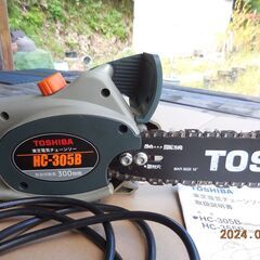 東芝電気チェンソー！HC-305B！DIY！アウトドア！の画像