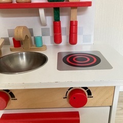 ハペ木製おままごとキッチンセットの画像