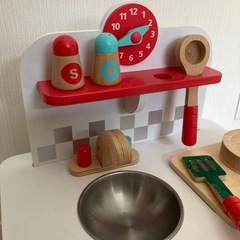 ハペ木製おままごとキッチンセットの画像