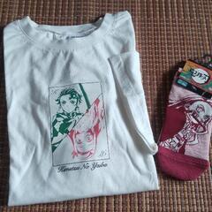 【新品・未使用】鬼滅の刃　Tシャツ&くつ下セット