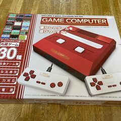 ファミコンソフトも出来る（内臓ゲーム30種）ゲーム機