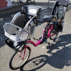 Panasonic製 電動 アシスト 自転車 3段ギア 充電器あ...