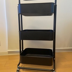 決まりました🙇キッチンワゴン（黒）