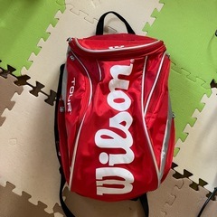Wilson テニスバッグ レッド