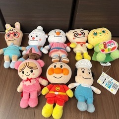 アンパンマンぬいぐるみ8点