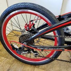 B471 値下げしました! 未使用品! 希少!限定品! 折り畳み自転車★Snap-on★7段変速★20インチ★ディスクブレーキの画像