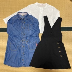 8点セット子供服女の子120-130前後 チュニックジャンパース...