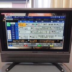 SHARP26インチ液晶テレビとテレビ台セットの画像
