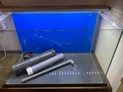 オーバーフロー水槽と濾過水槽セット