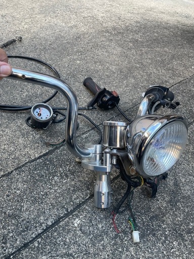 ハリケーン製　ヤマハ スクーター
用バーハンドルキット ハンドル ハリケーン YAMAHA JOG ビーノ アプリオ