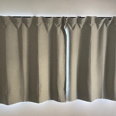 【お譲り先決定いたしました】無印　カーテン幅100×丈105cm...