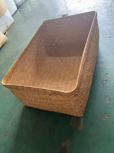 竹籠　バスケット蓋なし