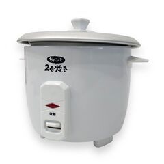 24Y641 ジ1 【ほぼ未使用】 HAC ハック お手軽炊飯器 ちょこっと2合炊き HAC1544 一人暮らし用の画像