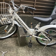 幼児用自転車　18インチ 補助輪なし