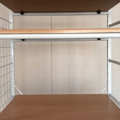 キッチンラック 3段 木目調の画像