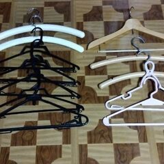 ハンガー、約40本。の画像