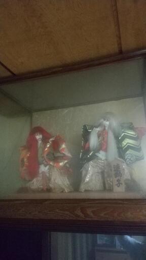 歌舞伎   連獅子  置物