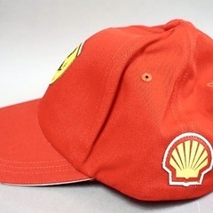 ♦️新品未使用♦️Ferrari フェラーリ レッド タグ付き キャップ 帽子　の画像