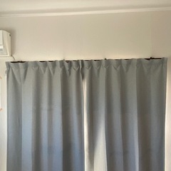 【お譲り先決定いたしました】無印　カーテン幅100×丈178cm...