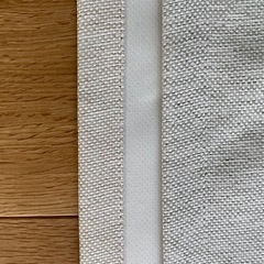 【お譲り先決定いたしました】無印　カーテン幅100×丈178cm用２枚セット【防炎・遮光】の画像