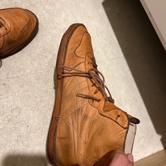 オニツカタイガー　Nippon Made ブラウン レザー ハイカット 27.0の画像