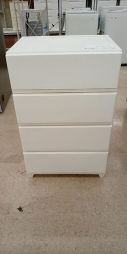 ★ジモティ割あり★  衣装ケース 白 H86×D42×W54 クリーニング済み TJ8704