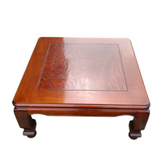 中古)讃高工芸 家具調こたつ (菱谷良明) 水沢のテーブル《座卓、ロー