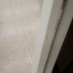 ★ジモティ割あり★ 不二貿易株式会社 ミラー 白 H150×D41×W27.5 クリーニング済み TJ8707の画像