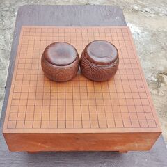 足つき碁盤 碁盤 碁石 囲碁 囲碁セットの画像