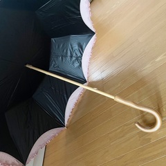 日傘  日よけ   ベルメゾン  水玉  ピンクの画像