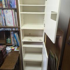 白い棚　サビや汚れあり