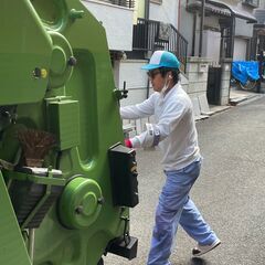 同乗作業員（２ｔパッカー車 廃棄物回収）完全週休２日☆契約社員☆