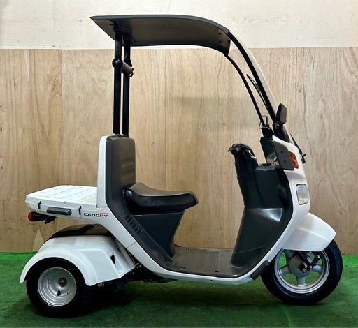 ※ご成約済み※★長野県の方限定送料無料★【動画あり】★ホンダ ジャイロキャノピー★ 実動 人気車種 早い者勝ち TA03 原付 FI インジェクション 水冷 4サイクル 三輪 ルーフ付き