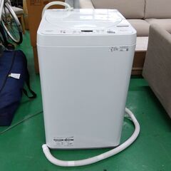 伊勢崎店【現状品】gi9-61 シャープ 洗濯機 2022年製 ES-GE5F-W 通電確認済