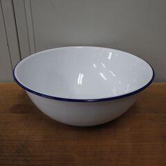 手洗い鉢 ホーロー 現状品