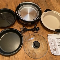 【新古品】象印 ZOJIRUSHI 電気グリル鍋セット EP-P...