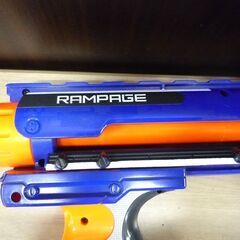 NERF ナーフ N-STRIKE ELITE RAMPAGE ランページ 中古 エリートダーツ付き 中古 対象年齢8歳以上 苫小牧西店の画像