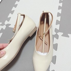 新品、未使用 ローパンプス アイボリーの画像