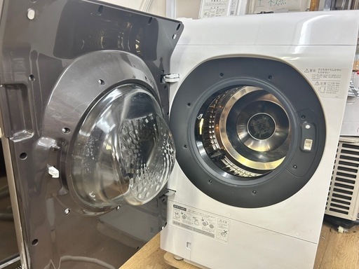 ▲⭐️激安価格⭐️SHARP ES-WS13TL ドラム式洗濯機 2022年製 洗濯乾燥機 自動投入 高効率 節水 節電 省エネ 大容