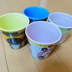 メラミンコップ4個セットの画像