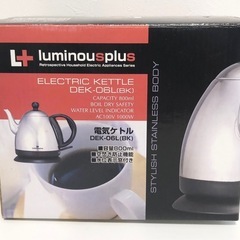 【未使用品】ELECTRIC KETTLE DEK-06L BK...
