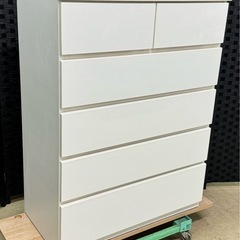 チェストタンス（ニトリ/5段6収納/木製）
の画像