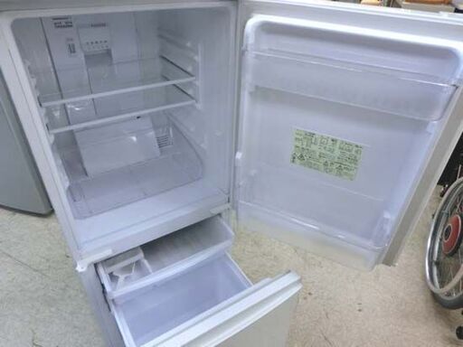 冷蔵庫 137L 2014年製 2ドア シャープ/SHARP 白 100Lクラス SJ-14Y-W 札幌 西野店