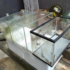 【取引決定】ガラス水槽　３本