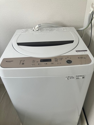 洗濯機（受け渡し者決定しました）