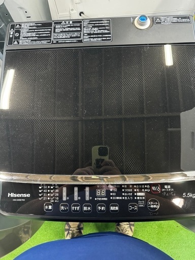 ご来店時、ガン×2お値引き‼️ Hisense(ハイセンス) 2018年製 5.5kg 洗濯機