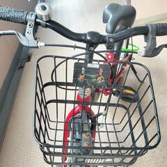 子供用自転車　Jeep-16インチ　赤色　鍵付きの画像