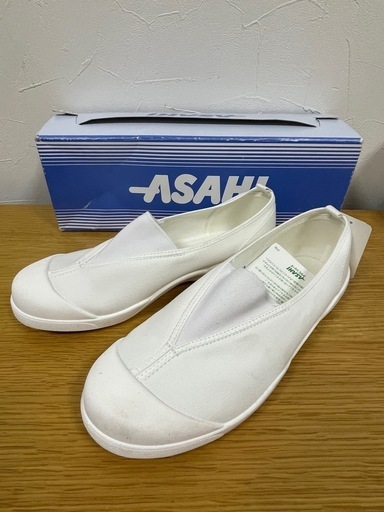 新品☆　アサヒスクールシューズ・白・24.5㎝・定価1,980円