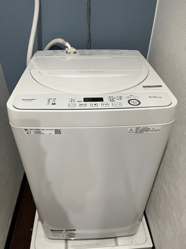 洗濯機　SHARP 5.5kg　2020年製